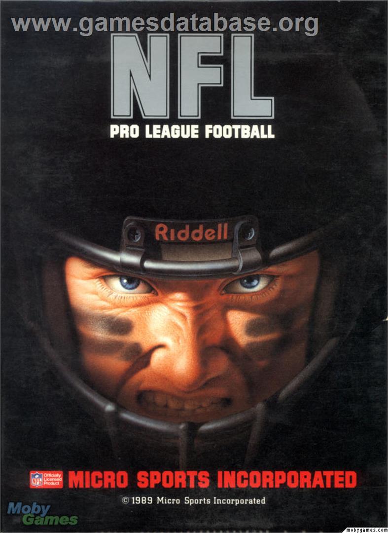 NFL Pro League Football (1991) - Microsoft DOS - Artwork - Box