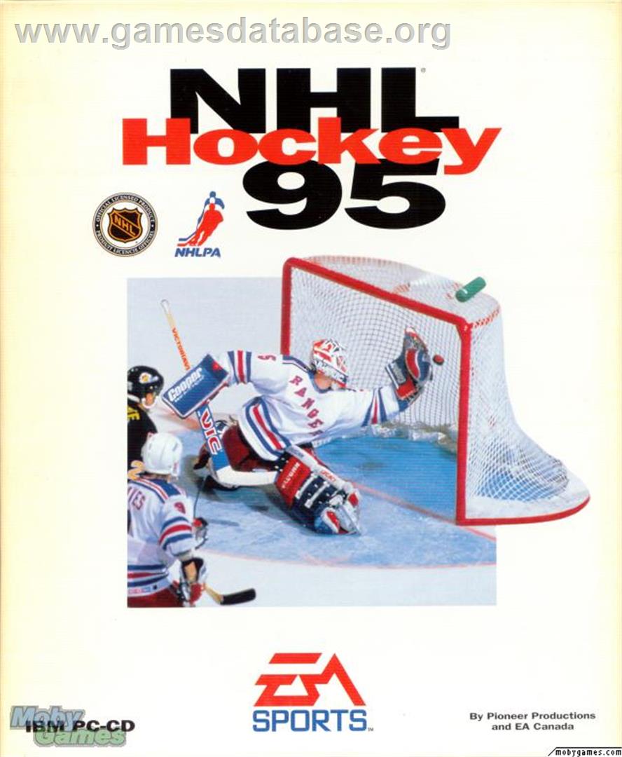 NHL Hockey 95 - Microsoft DOS - Artwork - Box