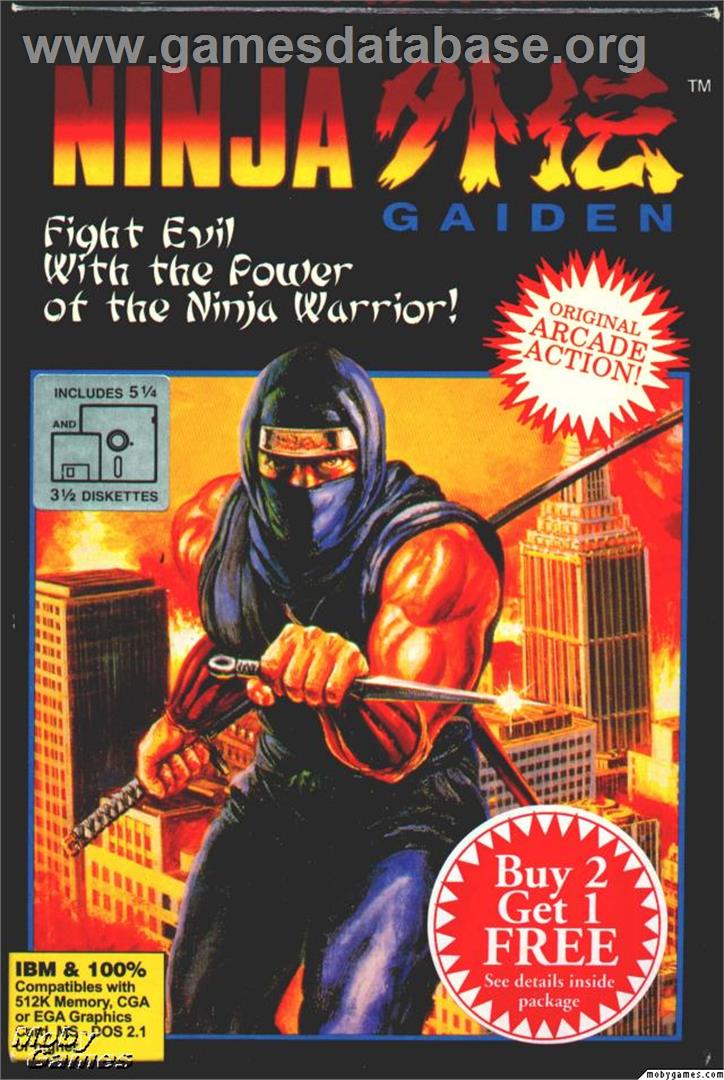 Ninja Gaiden - Microsoft DOS - Artwork - Box