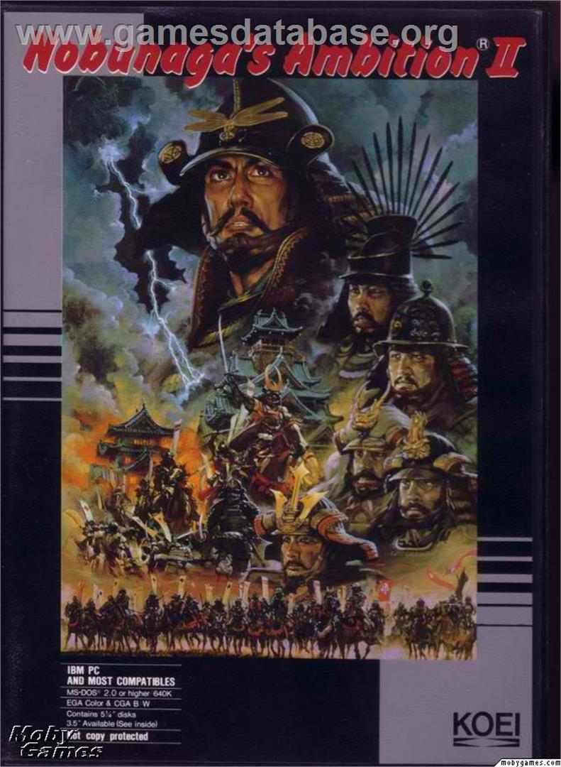Nobunaga's Ambition 2 - Microsoft DOS - Artwork - Box