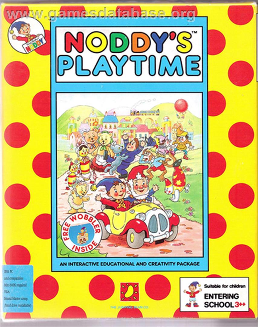 Noddy's Playtime - Microsoft DOS - Artwork - Box