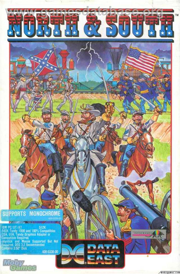 North & South - Microsoft DOS - Artwork - Box