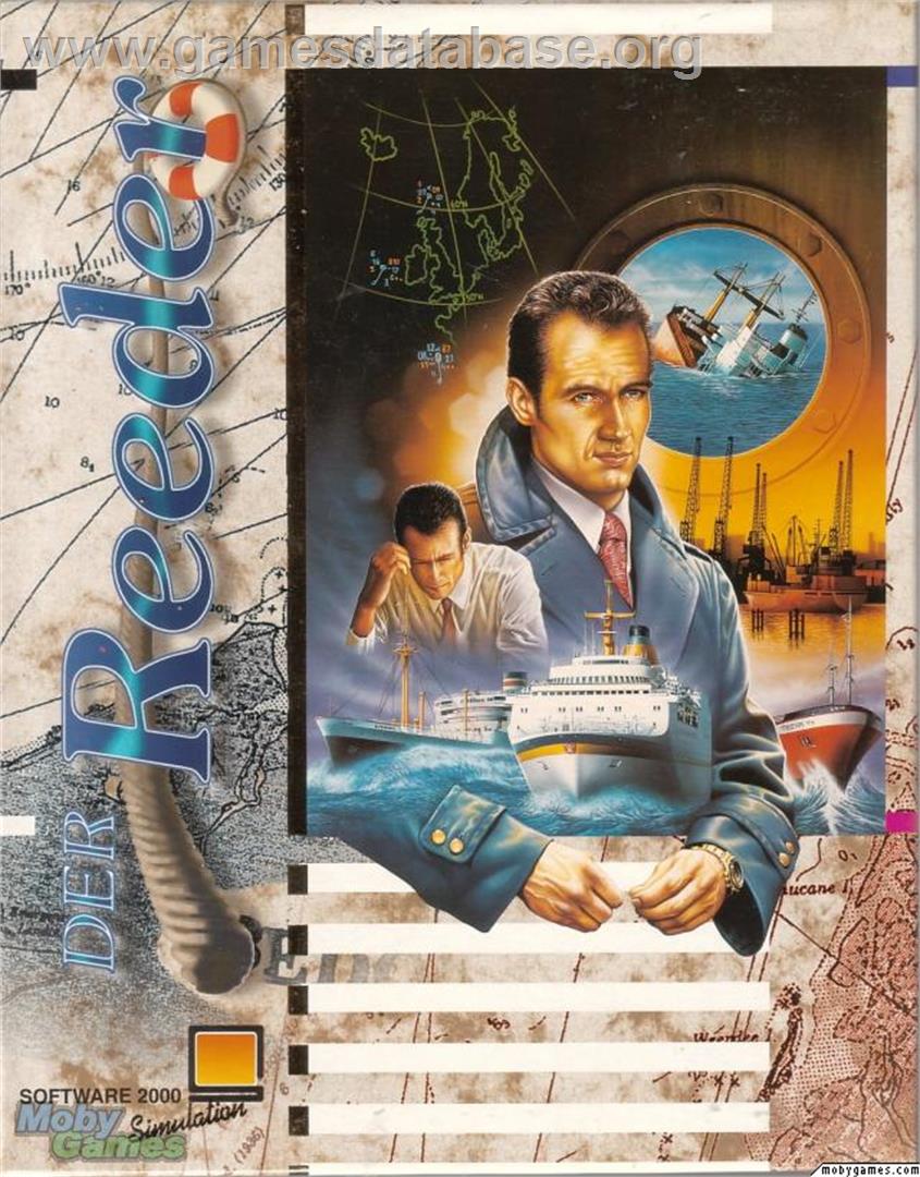 Ocean Trader - Microsoft DOS - Artwork - Box