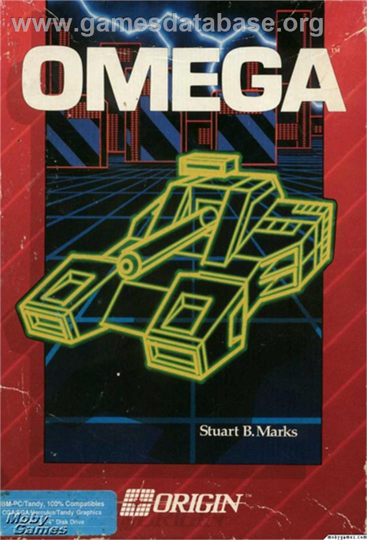 Omega (1988) - Microsoft DOS - Artwork - Box