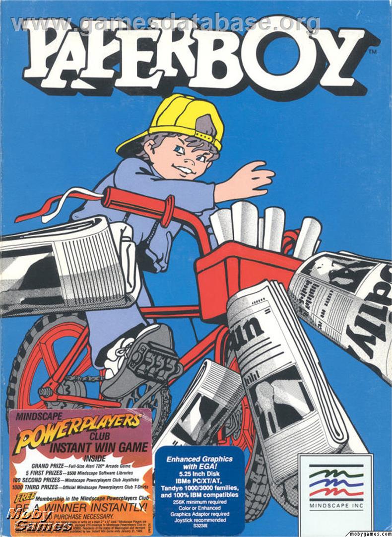 Paperboy - Microsoft DOS - Artwork - Box