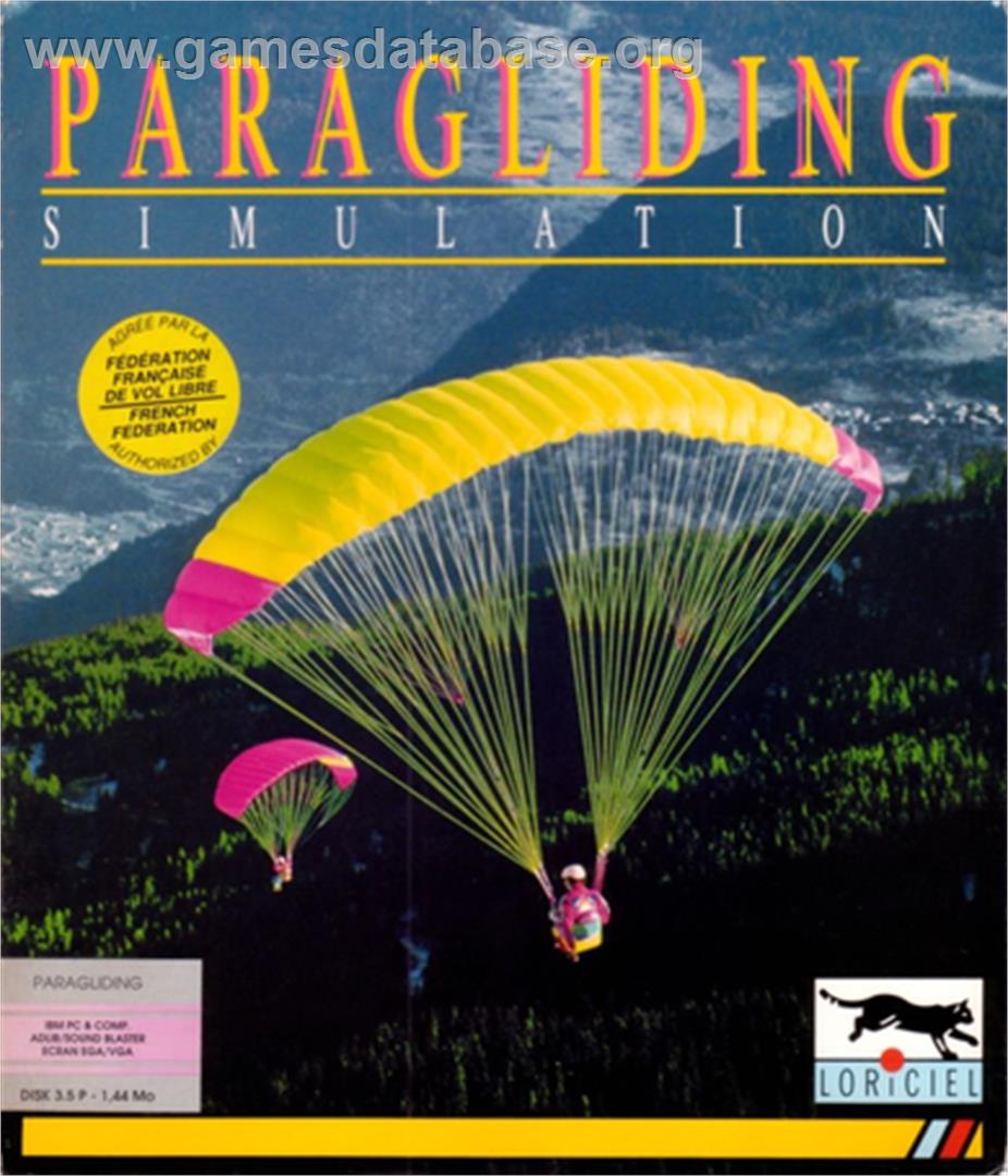 Paragliding - Microsoft DOS - Artwork - Box