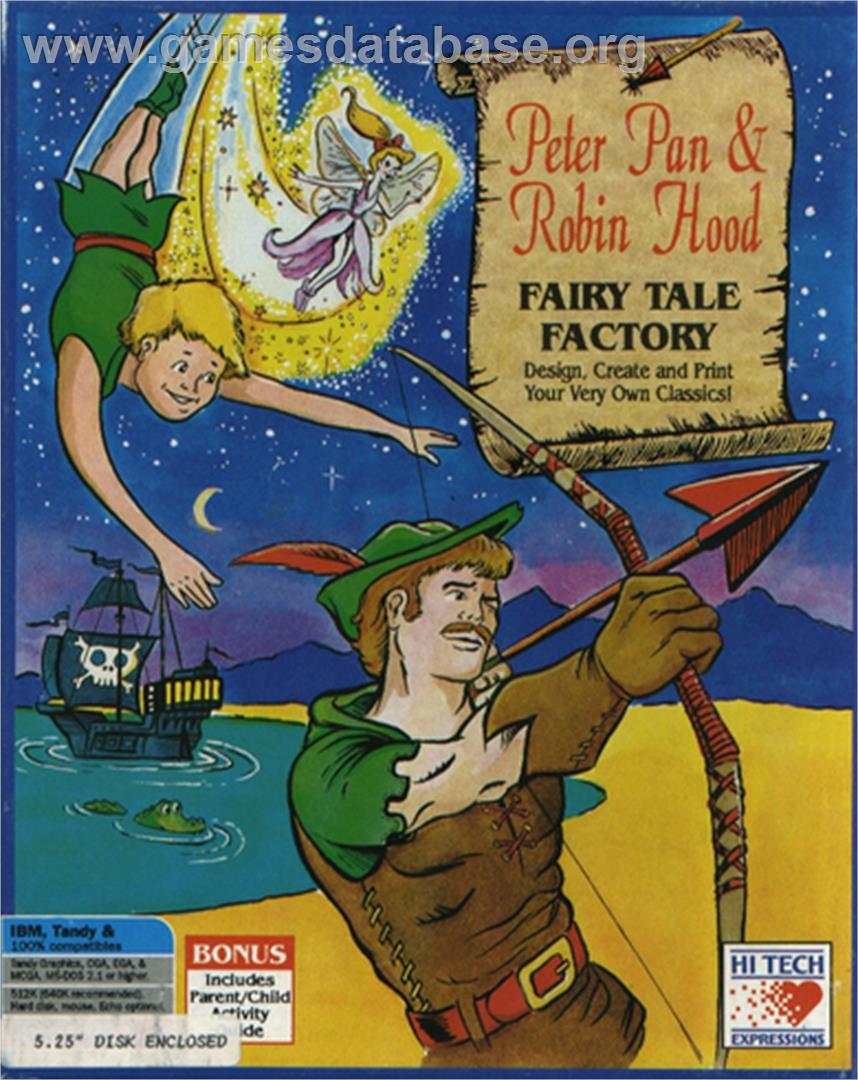 Peter Pan and Robin Hood Fairy Tale Factory - Microsoft DOS - Artwork - Box