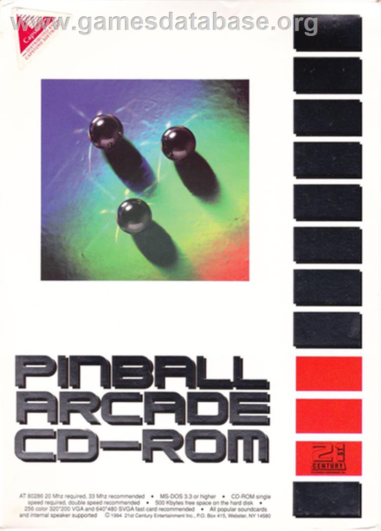 Pinball Dreams Deluxe - Microsoft DOS - Artwork - Box
