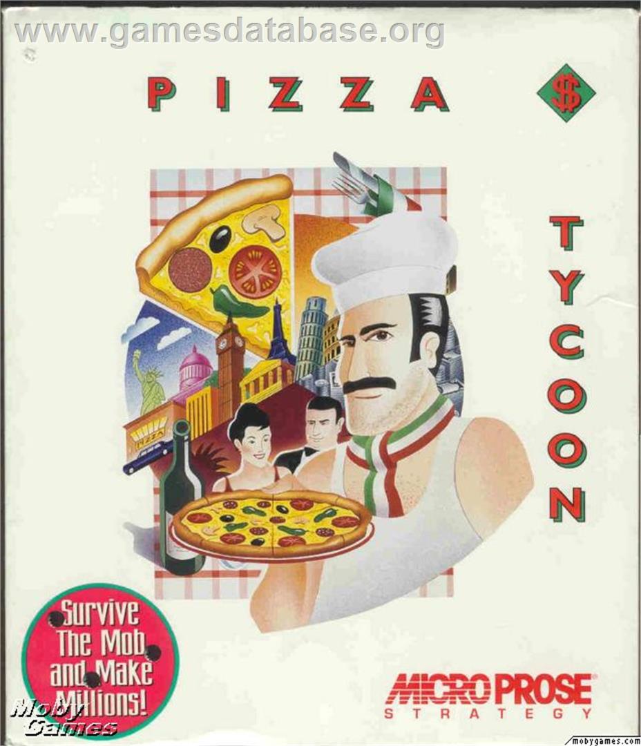 Pizza Tycoon - Microsoft DOS - Artwork - Box