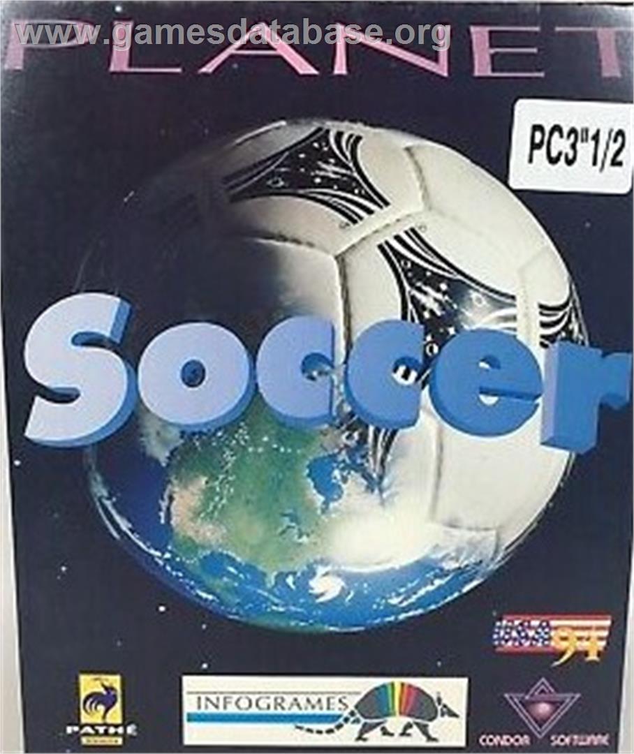 Planet Soccer - Microsoft DOS - Artwork - Box