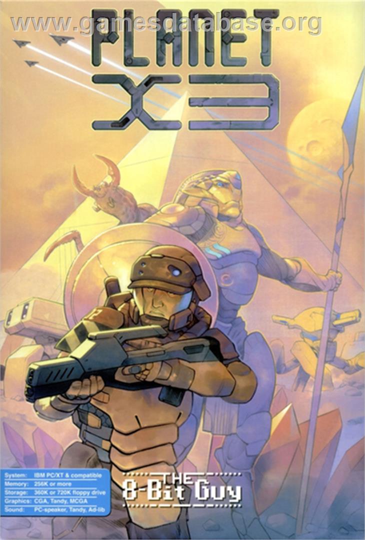 Planet X3 - Microsoft DOS - Artwork - Box