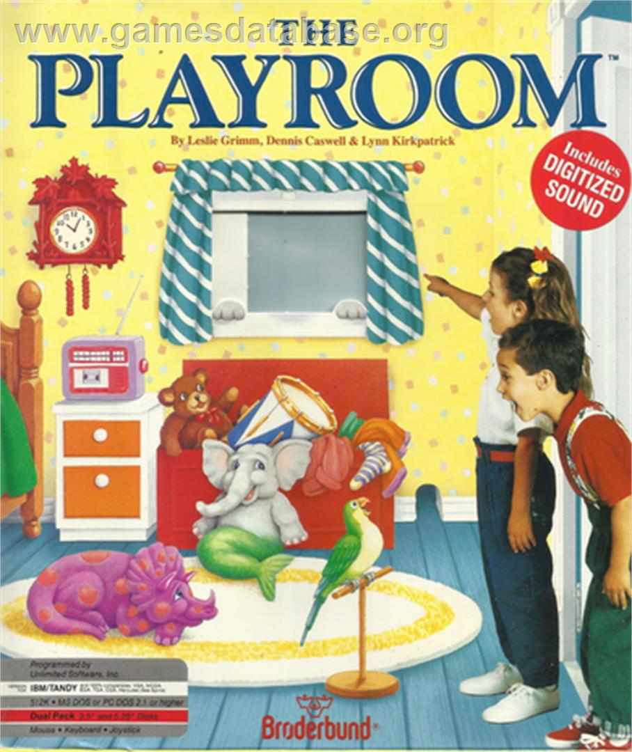 Playroom, The - Microsoft DOS - Artwork - Box