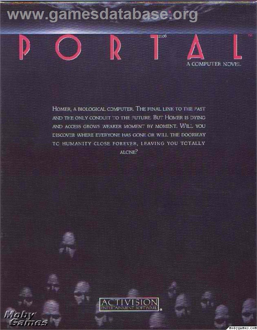 Portal - Microsoft DOS - Artwork - Box