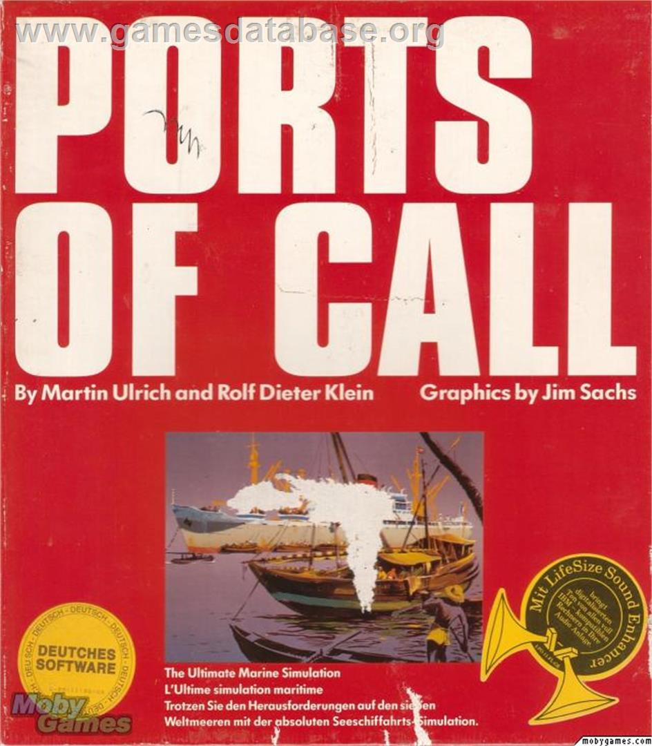 Ports of Call - Microsoft DOS - Artwork - Box