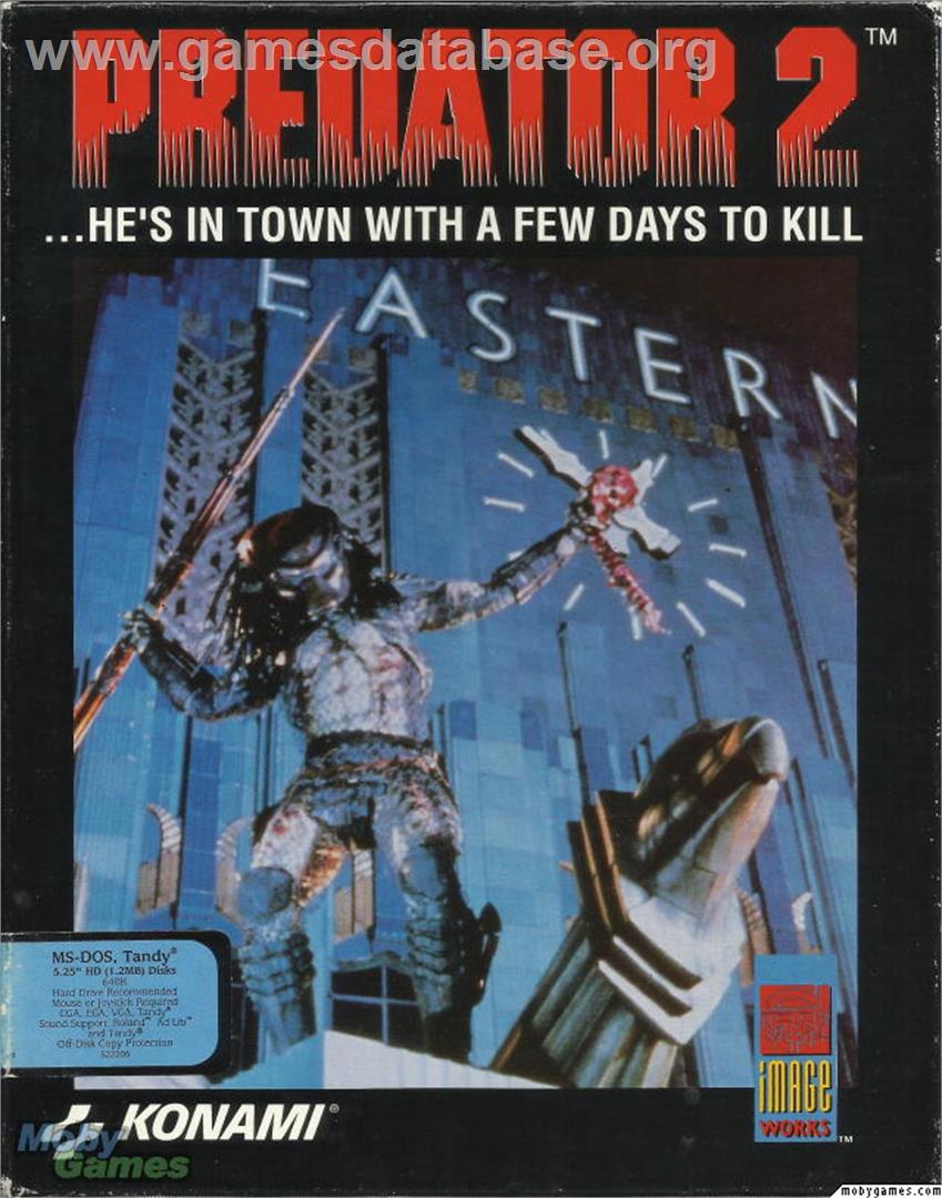 Predator 2 - Microsoft DOS - Artwork - Box