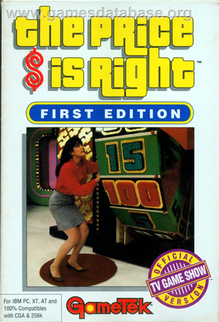 Price Is Right, The - Microsoft DOS - Artwork - Box