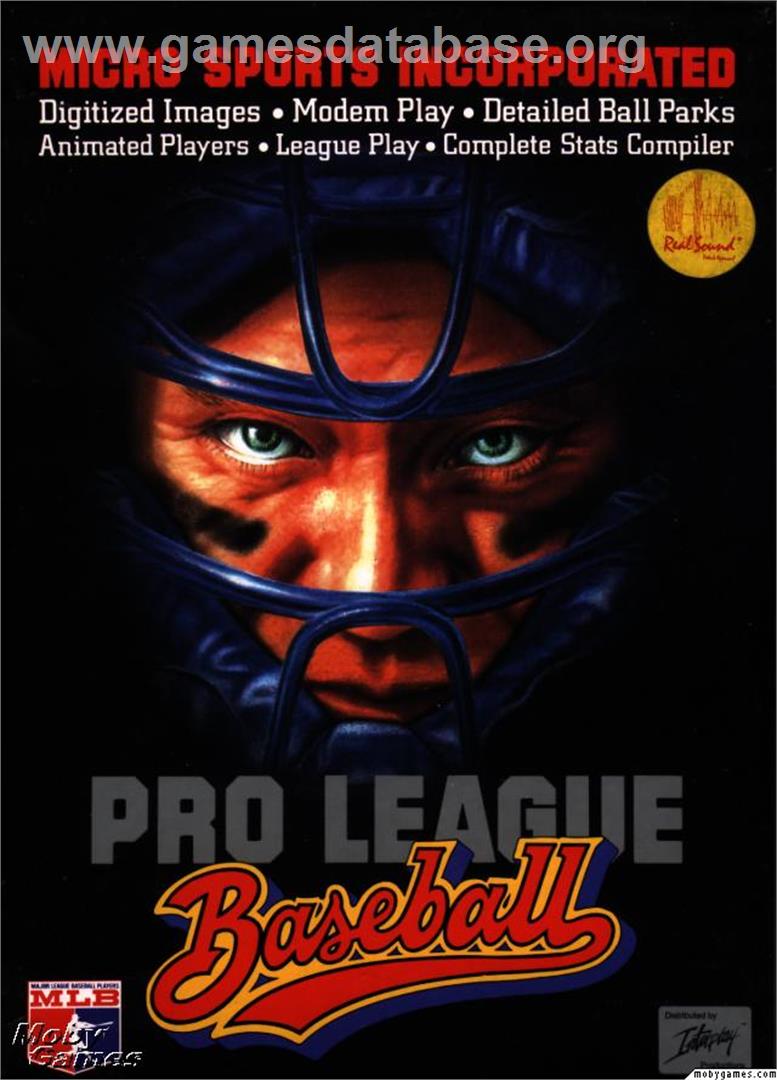 Pro League Baseball - Microsoft DOS - Artwork - Box