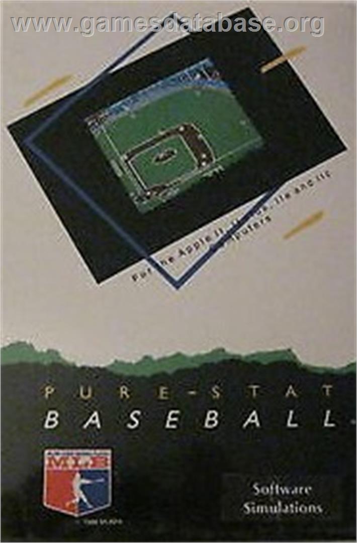 Pure-Stat Baseball - Microsoft DOS - Artwork - Box