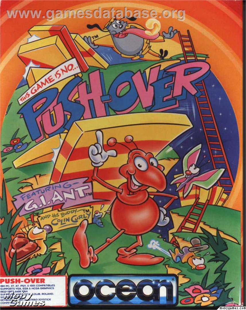 Push-over - Microsoft DOS - Artwork - Box