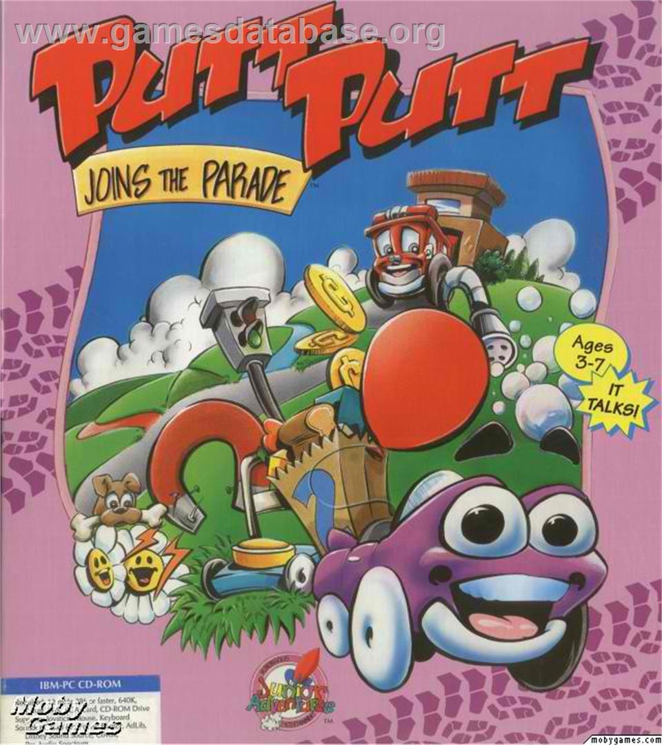 Putt- Putt Joins The Parade - Microsoft DOS - Artwork - Box