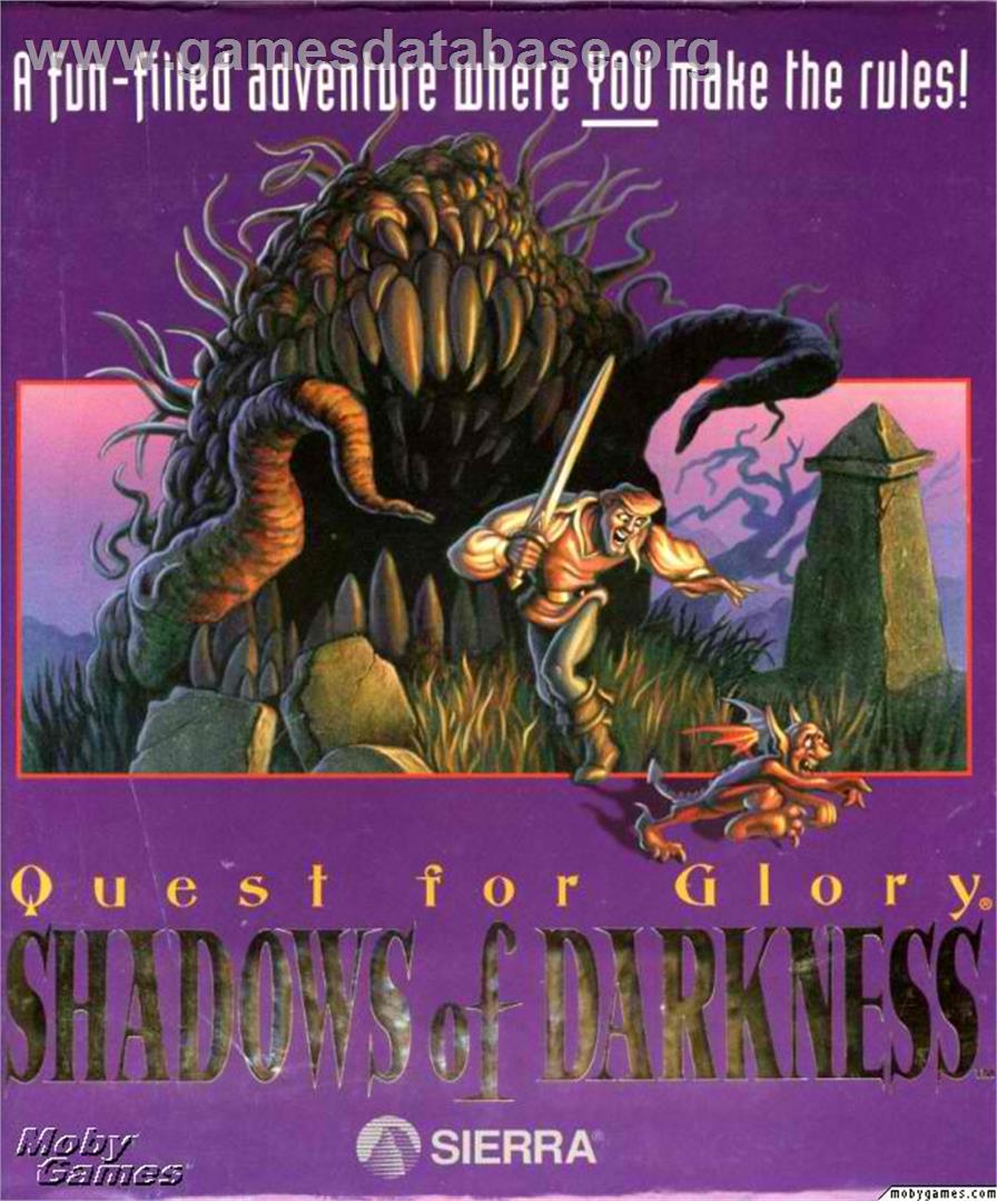 Quest for Glory - Shadows of Darkness - Microsoft DOS - Artwork - Box