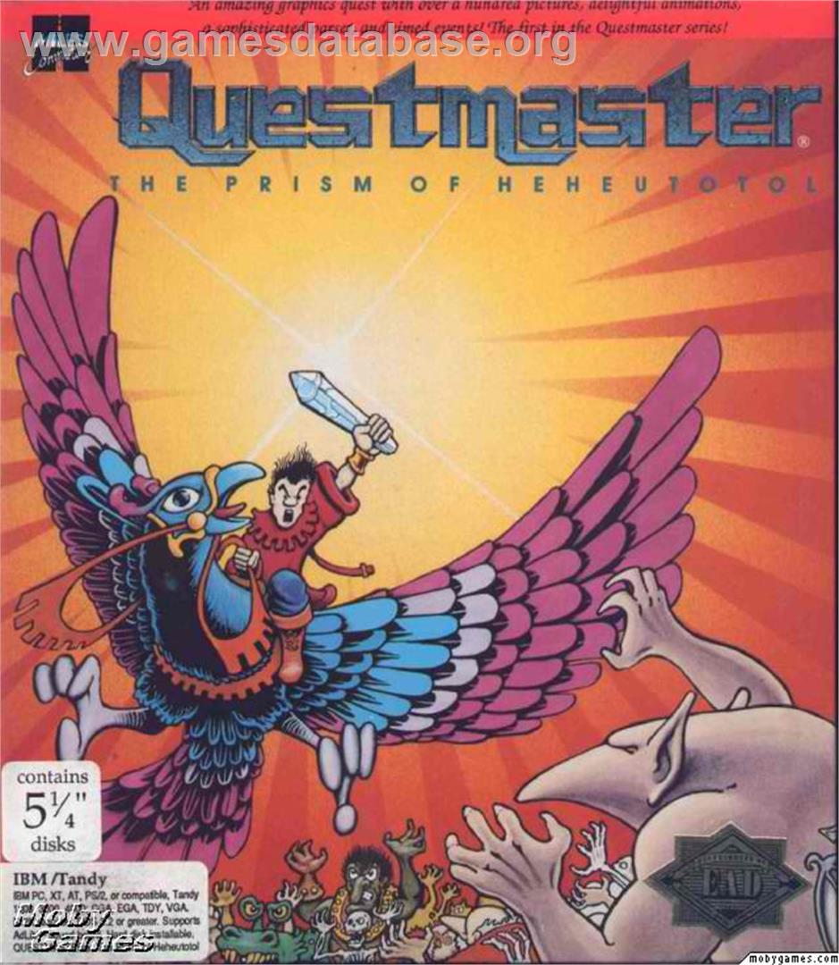 Questmaster 1 - The Prism Of Heheutotol - Microsoft DOS - Artwork - Box