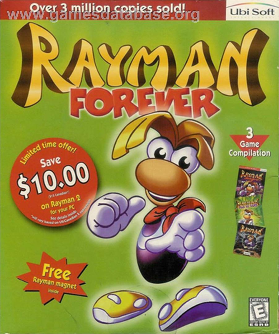 Rayman Forever - Microsoft DOS - Artwork - Box