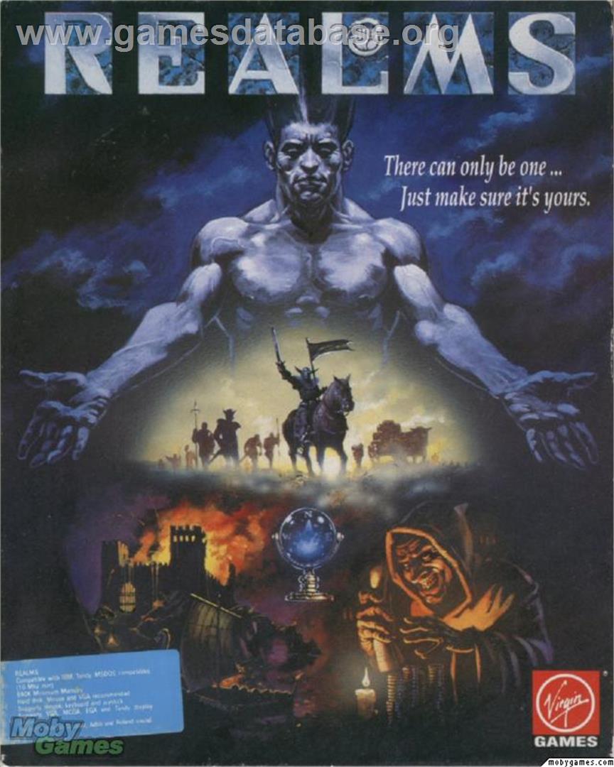 Realms - Microsoft DOS - Artwork - Box