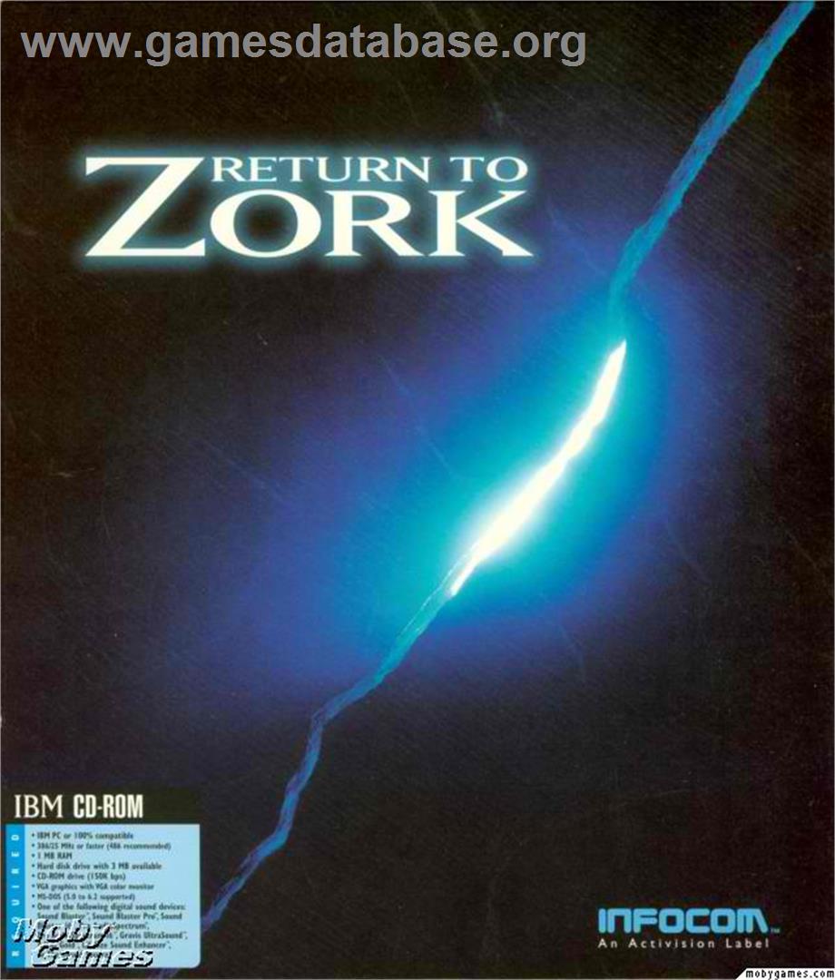 Return to Zork - Microsoft DOS - Artwork - Box