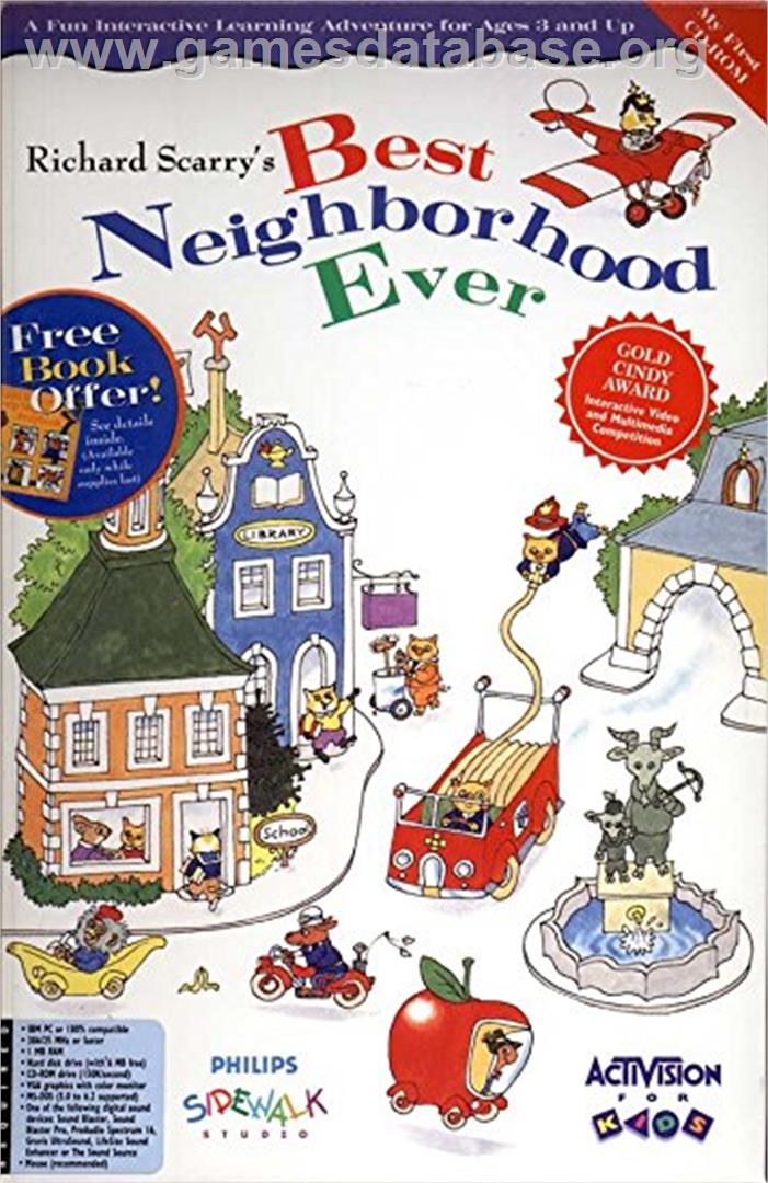 Richard Scarry's Best Neighborhood Disc Ever! - Microsoft DOS - Artwork - Box
