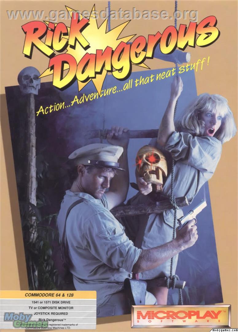 Rick Dangerous - Microsoft DOS - Artwork - Box