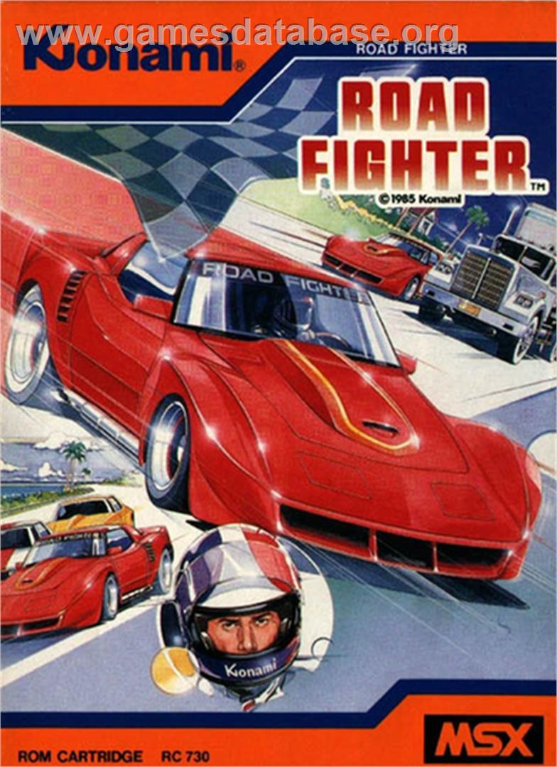 Road Fighter - Microsoft DOS - Artwork - Box