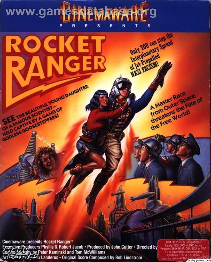 Rocket Ranger - Microsoft DOS - Artwork - Box