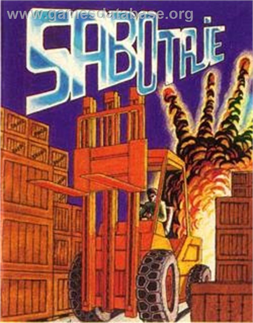 Sabotaje - Microsoft DOS - Artwork - Box