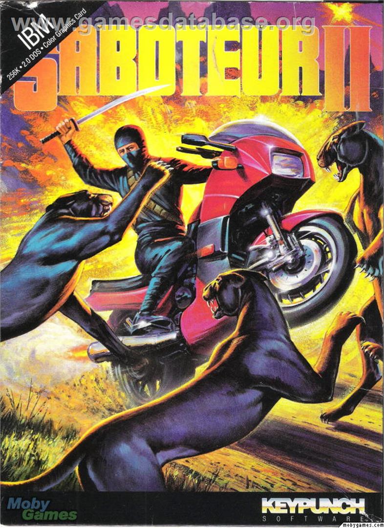 Saboteur II - Microsoft DOS - Artwork - Box