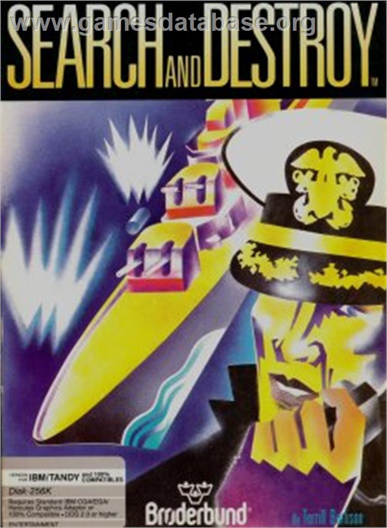 Search And Destroy - Microsoft DOS - Artwork - Box