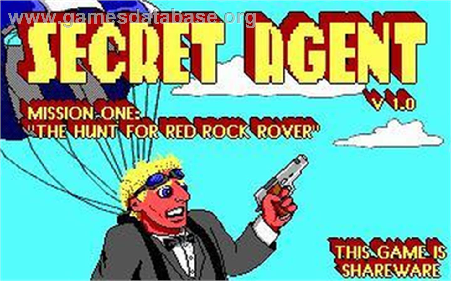 Secret Agent - Microsoft DOS - Artwork - Box