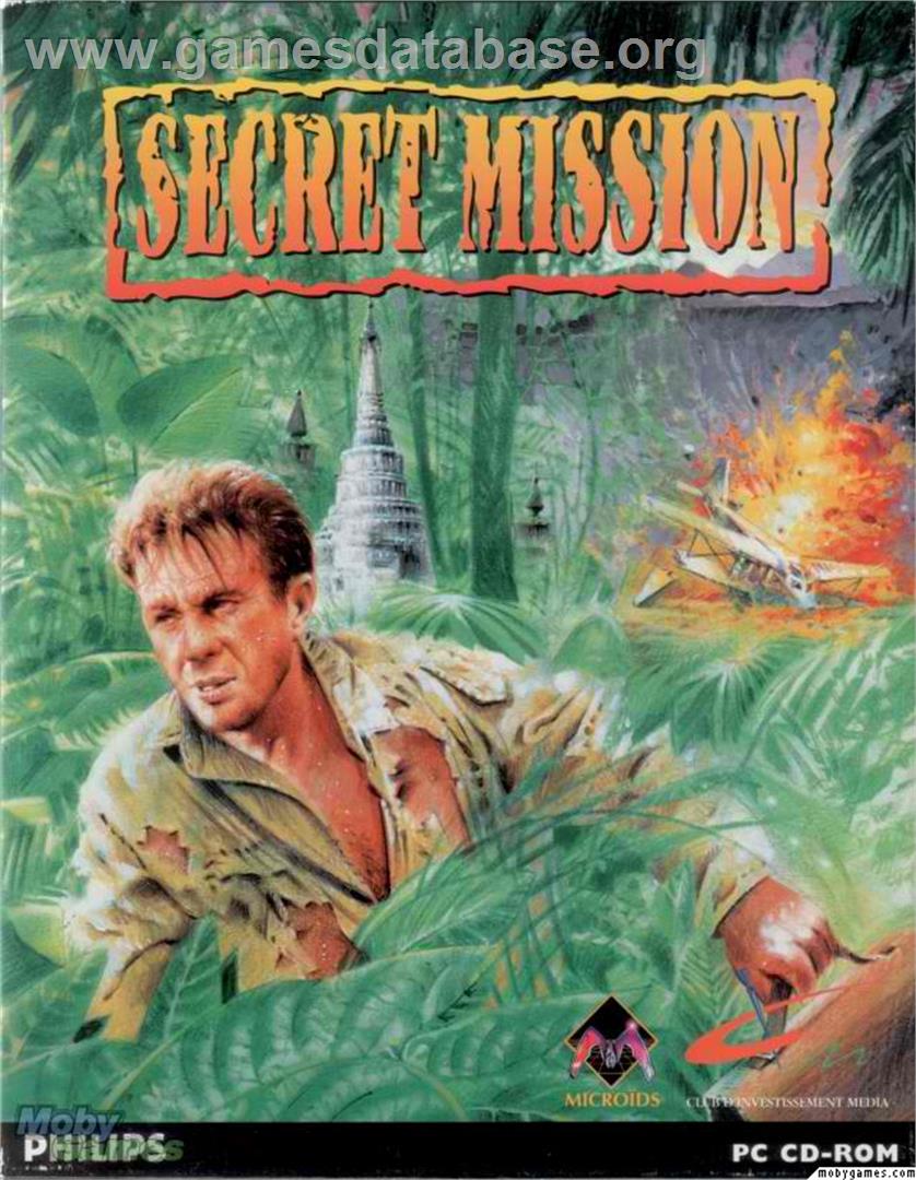 Secret Mission - Microsoft DOS - Artwork - Box