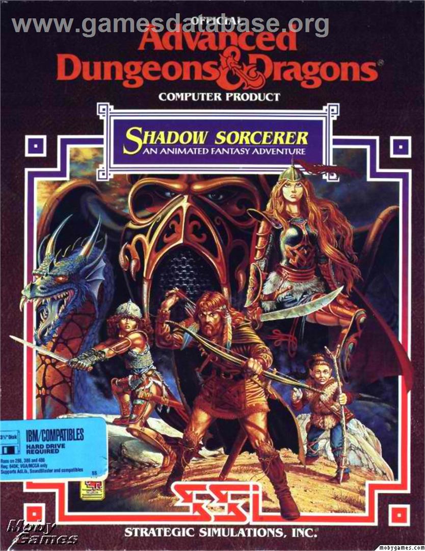 Shadow Sorcerer - Microsoft DOS - Artwork - Box