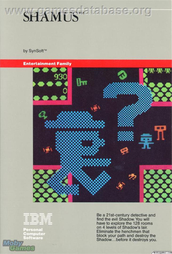 Shamus - Microsoft DOS - Artwork - Box