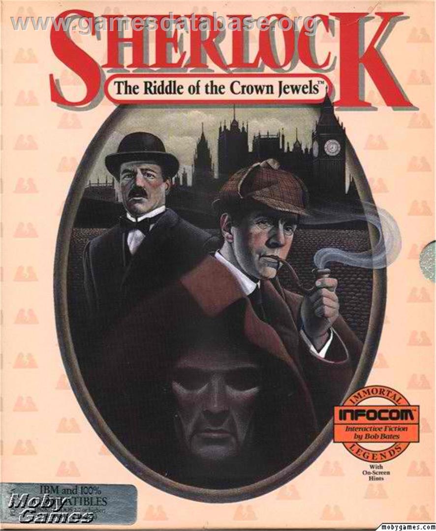 Sherlock - The Riddle of the Crown Jewels - Microsoft DOS - Artwork - Box