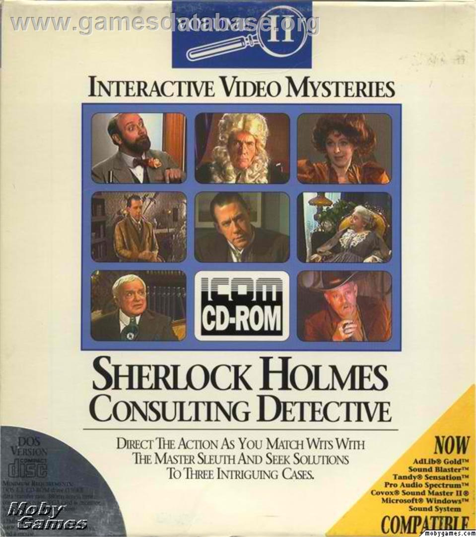 Sherlock Holmes - Consulting Detective Volume 2 - Microsoft DOS - Artwork - Box