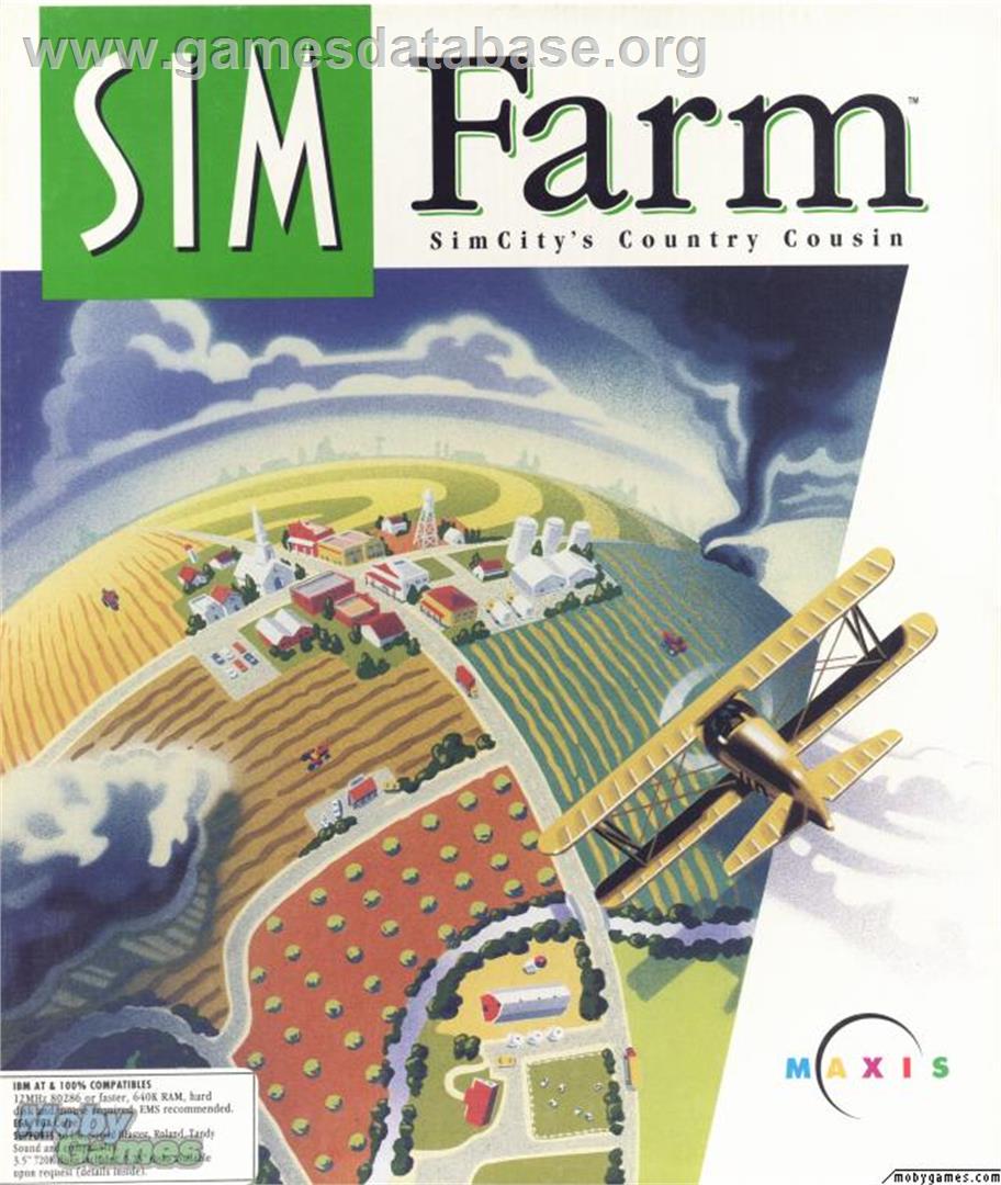 Sim Farm - Microsoft DOS - Artwork - Box