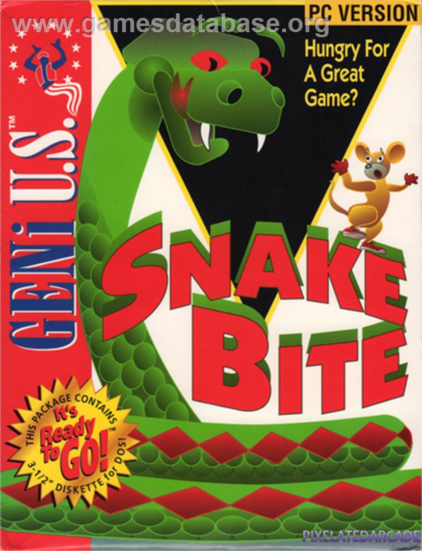 Snake Bite - Microsoft DOS - Artwork - Box