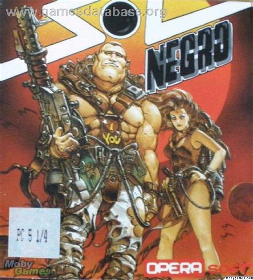 Sol Negro - Microsoft DOS - Artwork - Box