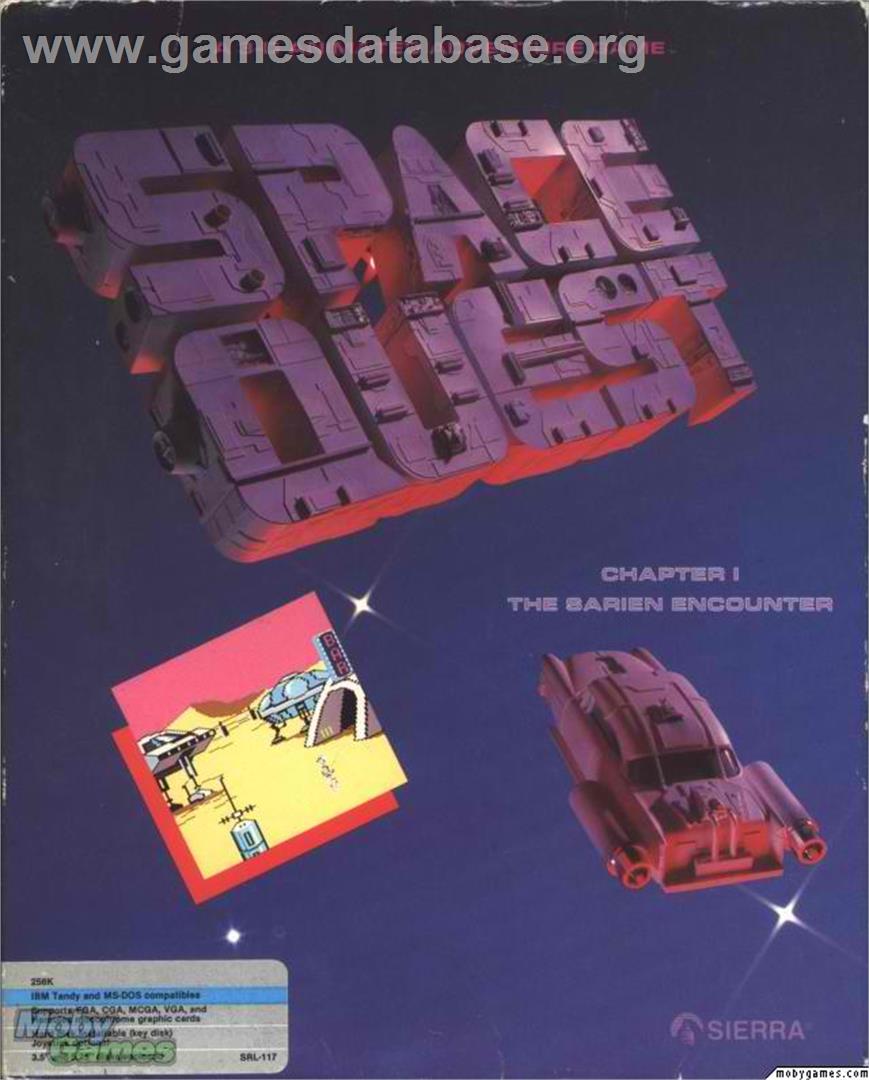Space Quest - Chapter 1 - The Sarien Encounter - Microsoft DOS - Artwork - Box