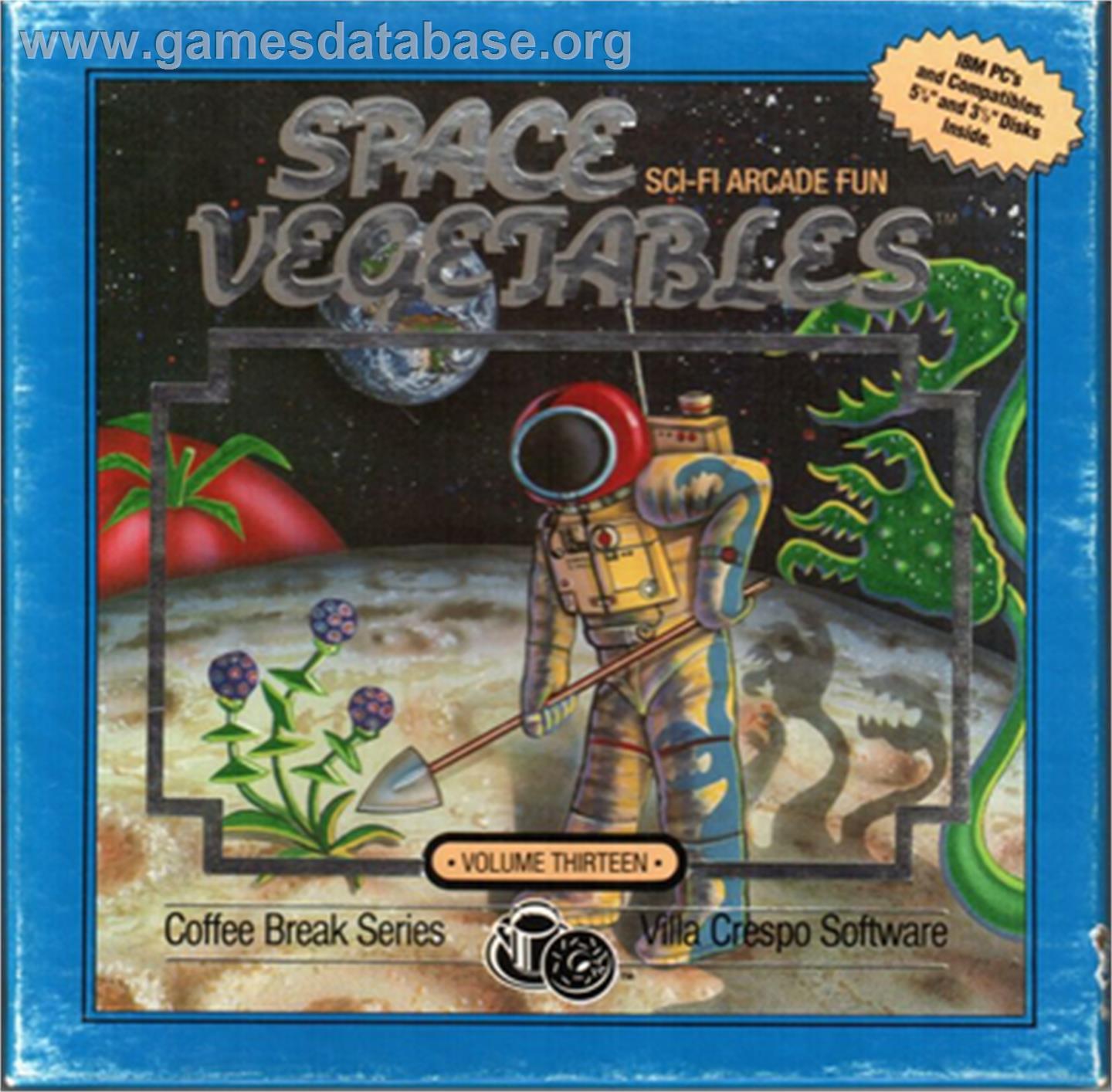 Space Vegetables - Microsoft DOS - Artwork - Box