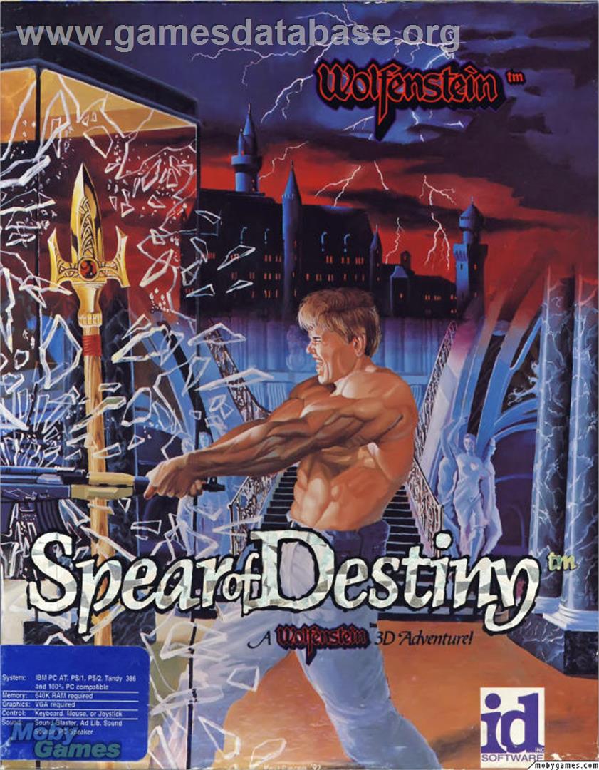 Spear of Destiny - Microsoft DOS - Artwork - Box