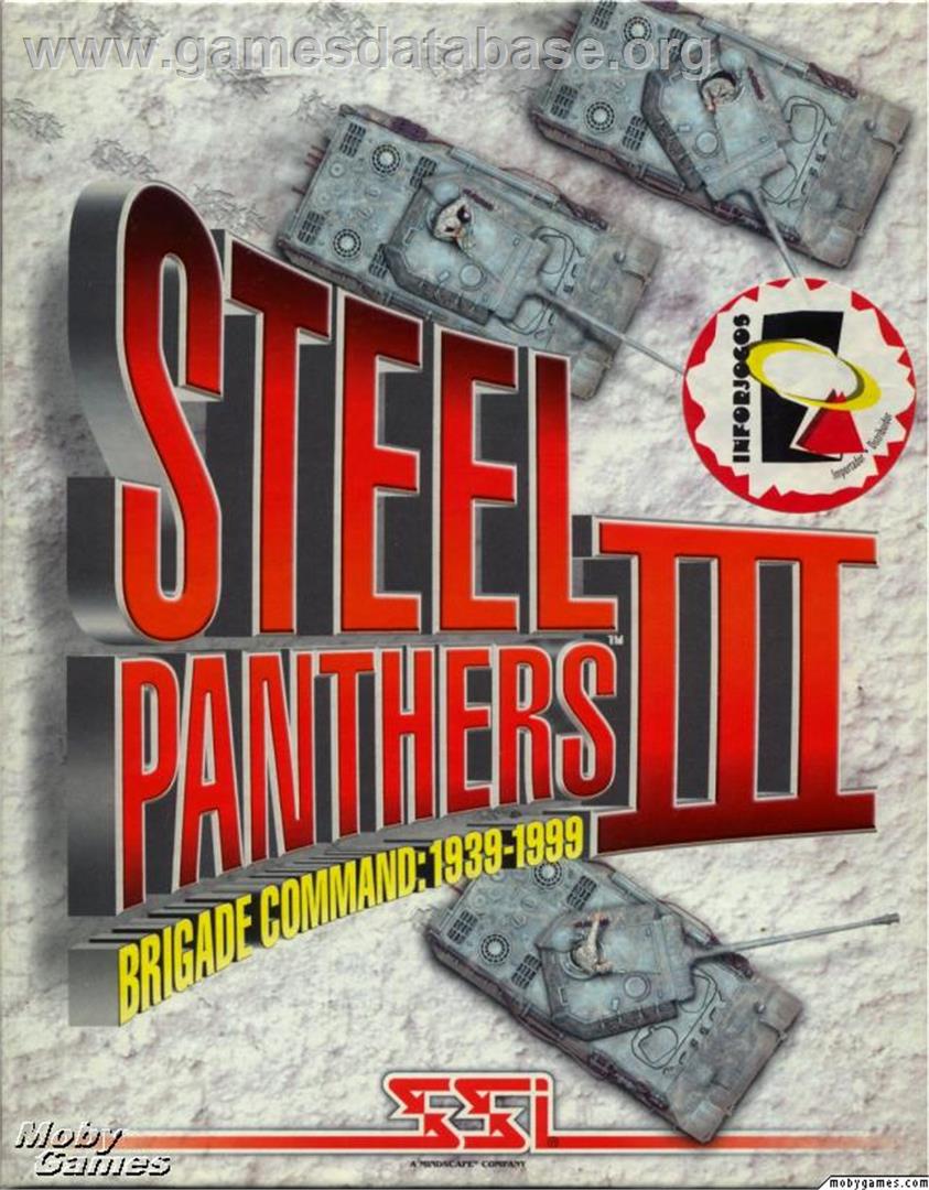 Steel Panthers 3 - Brigade Command - Microsoft DOS - Artwork - Box