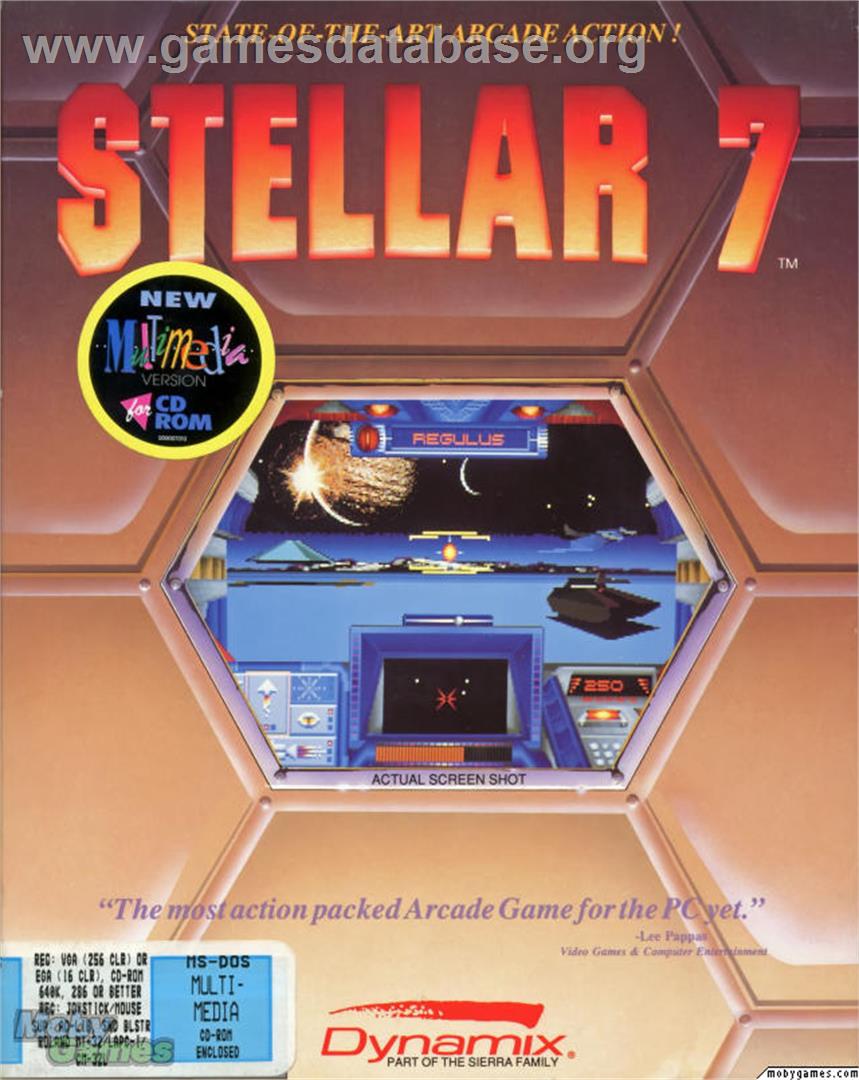 Stellar 7 - Microsoft DOS - Artwork - Box